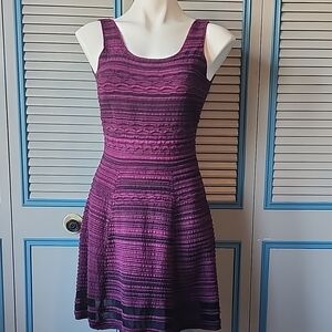 Jessica Simpson Textured Fit & Flare Dress